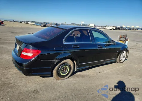 2012 Mercedes-Benz C 250 from USA, damaged, VIN WDDGF4HB6CR195408